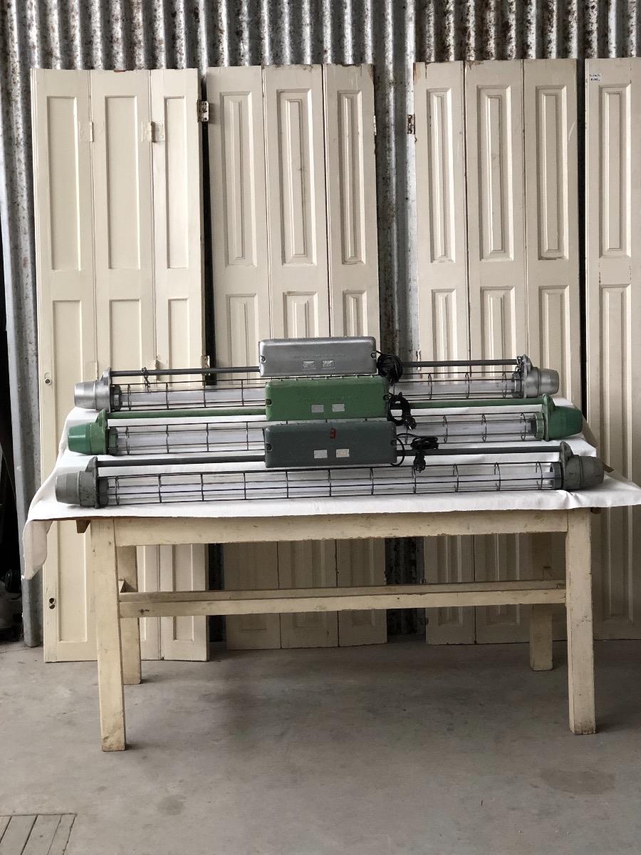 Colored industrial TL LED lights Grey/Green/Silver 1.65m long!