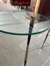 Design style Design table in glass and iron