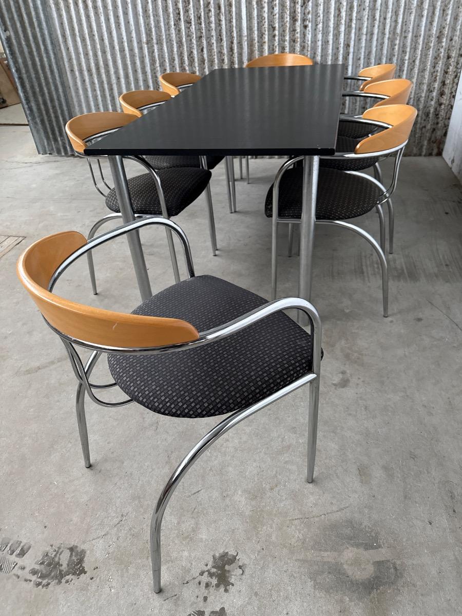 Design table and chair 9 pieces