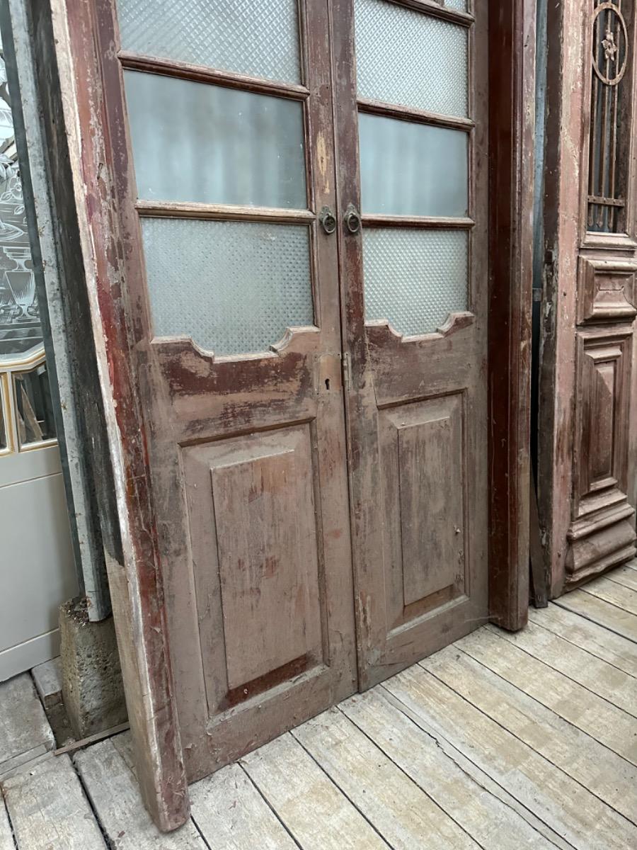 Doors in frame