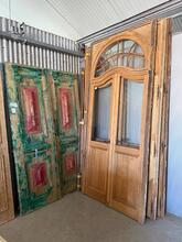 Doors in frame