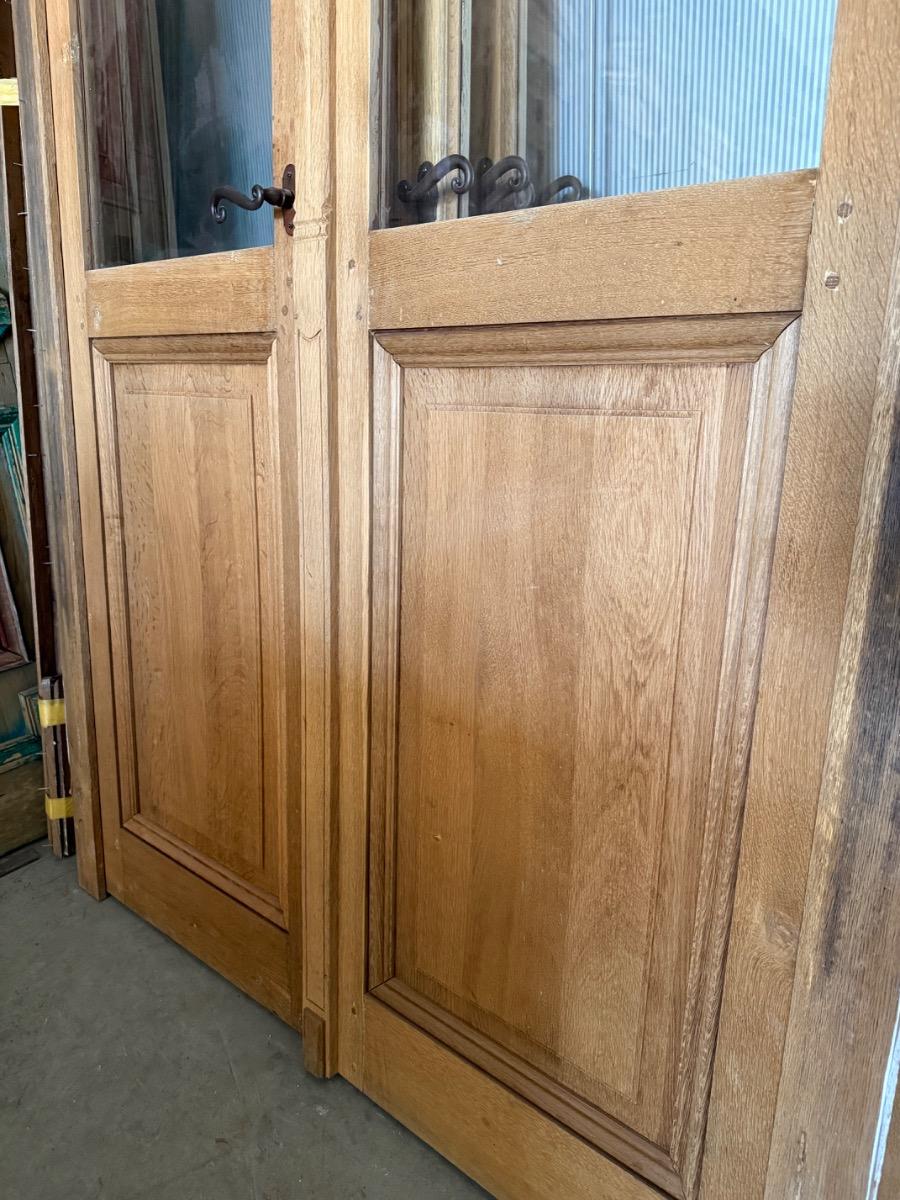 Doors in frame