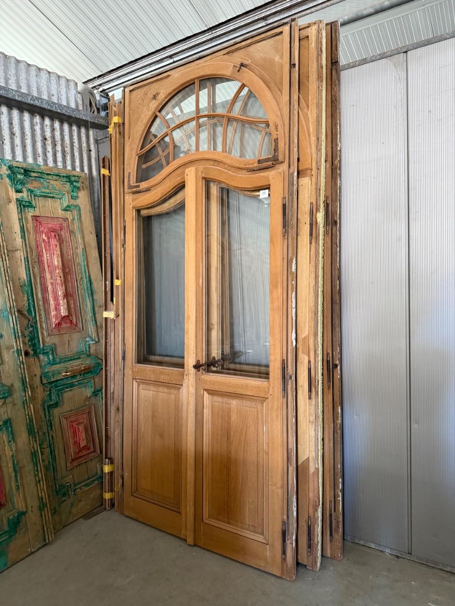 Doors in frame