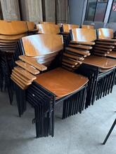 Stoelen Vintage stijl in hout en ijzer, Nederland 1960