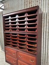 Haberdasher cabinet style Antique cabinet in Wood, England London 1910-1920