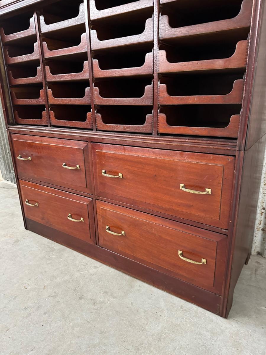 Haberdasher cabinet Antique cabinet