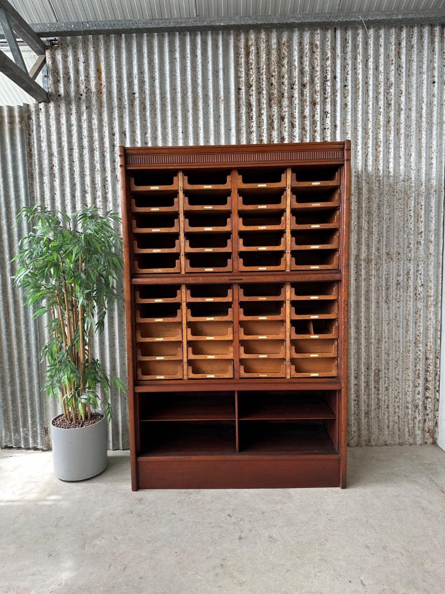 Haberdasher cabinet Antique cabinet
