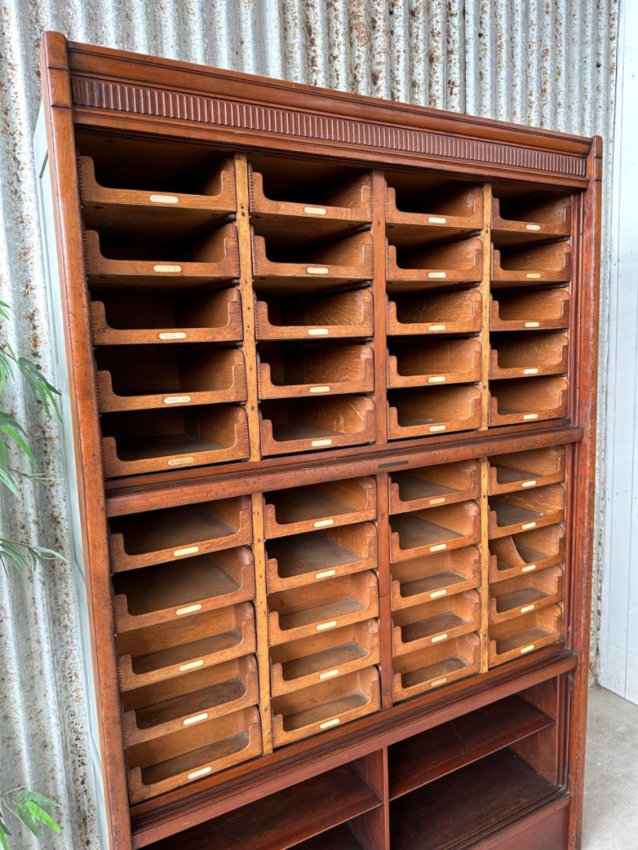 Haberdasher cabinet Antique cabinet