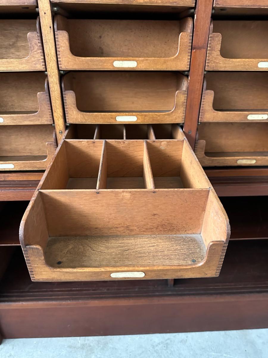 Haberdasher cabinet Antique cabinet