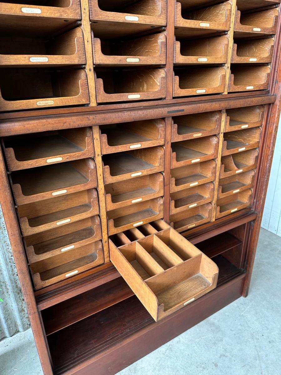 Haberdasher cabinet Antique cabinet