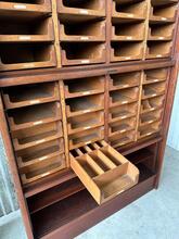 Haberdasher cabinet style Antique cabinet in Wood, London England 1910-1920