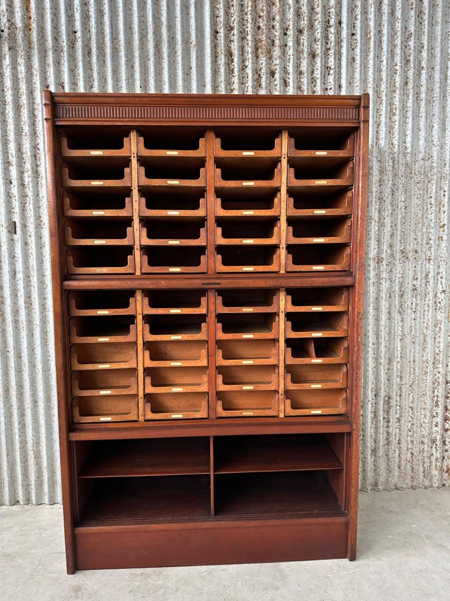 Haberdasher cabinet Antique cabinet