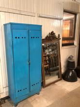 Industrial style Industrial blue locker in Iron