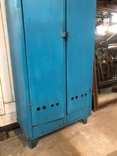 Industrial style Industrial blue locker in Iron