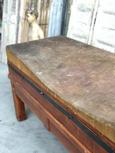 Industrial style Butcher table in Wood