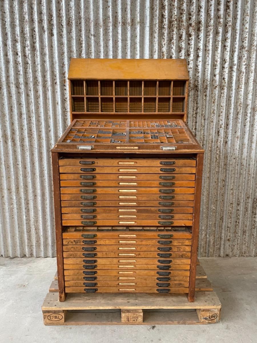 Industrial letter press