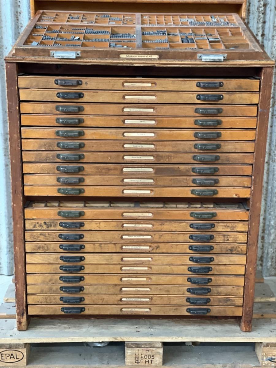 Industrial letter press