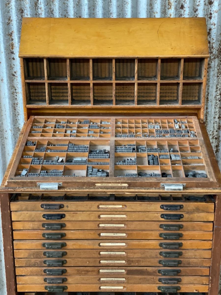 Industrial letter press