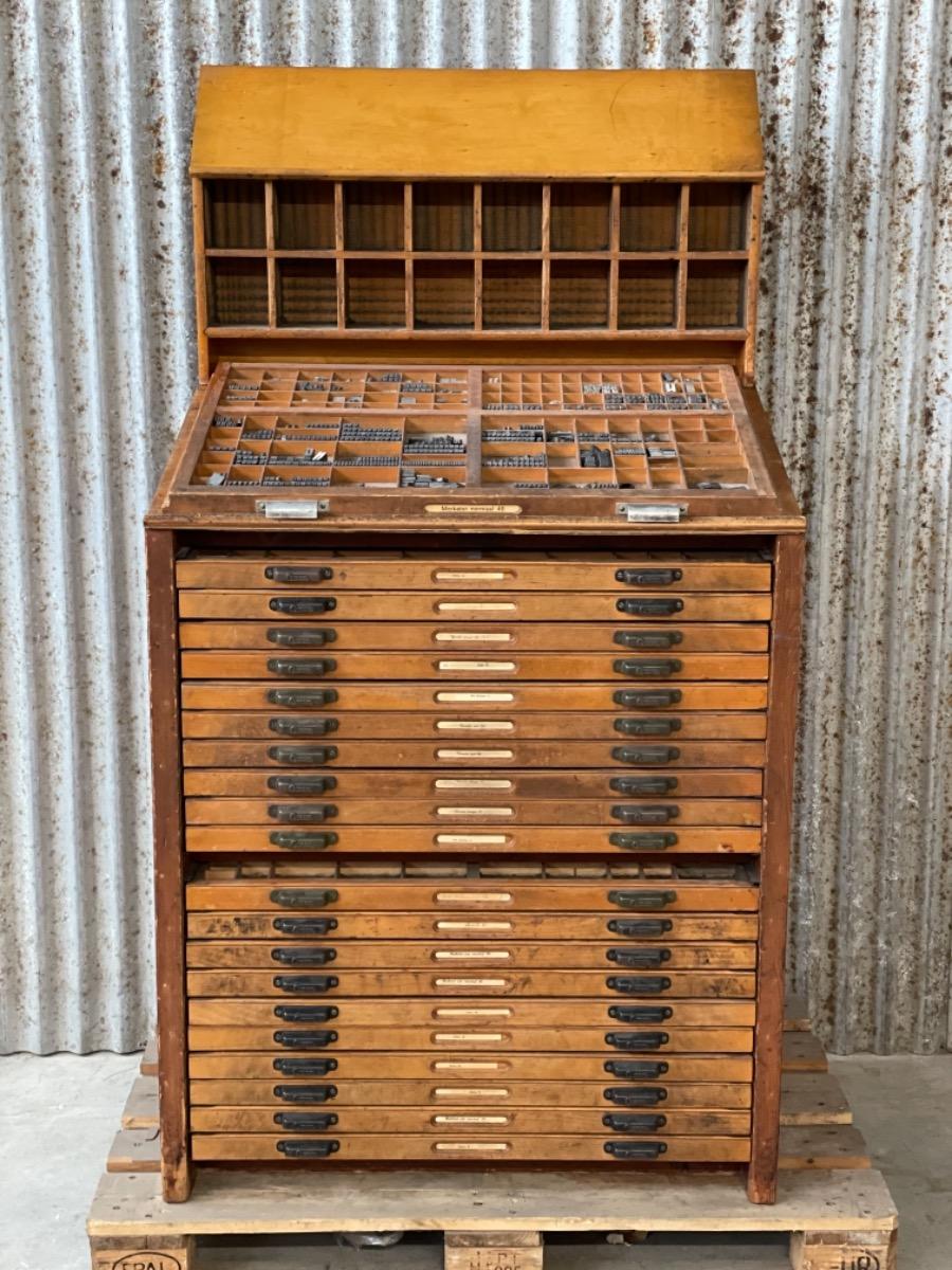 Industrial letter press