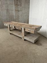 Industrial style Workbench in wood