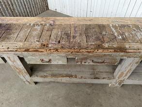 Industrial style Workbench in wood