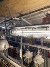 Industriële lamp Industrieel stijl in glas en ijzer,