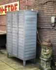 Lockerkast Industrieel stijl in ijzer, Vintage