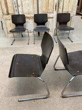 Industriële stoelen Industrieel stijl in Hout en ijzer,