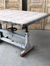 Industriële tafel Industrieel stijl in Hout en ijzer,