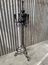 Iron candle stand