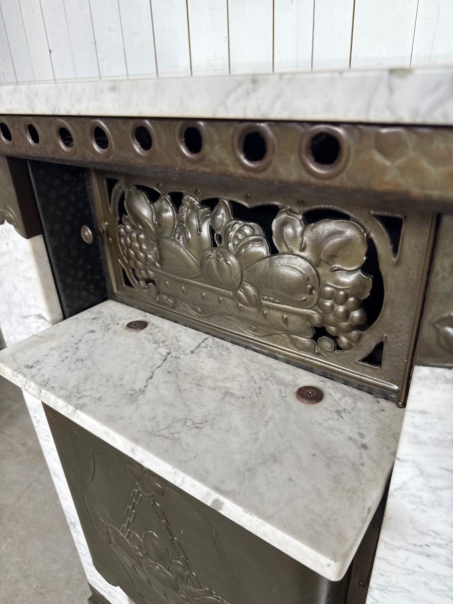 Kachel ombouw jugendstil 
