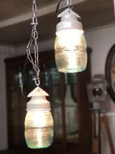 Lampen Brocante stijl in Porselein & glas, Europa 20e eeuws