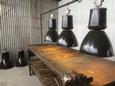 Industriële lamp Industrieel Oude lampen  stijl in Emaille, Europa 20e eeuw