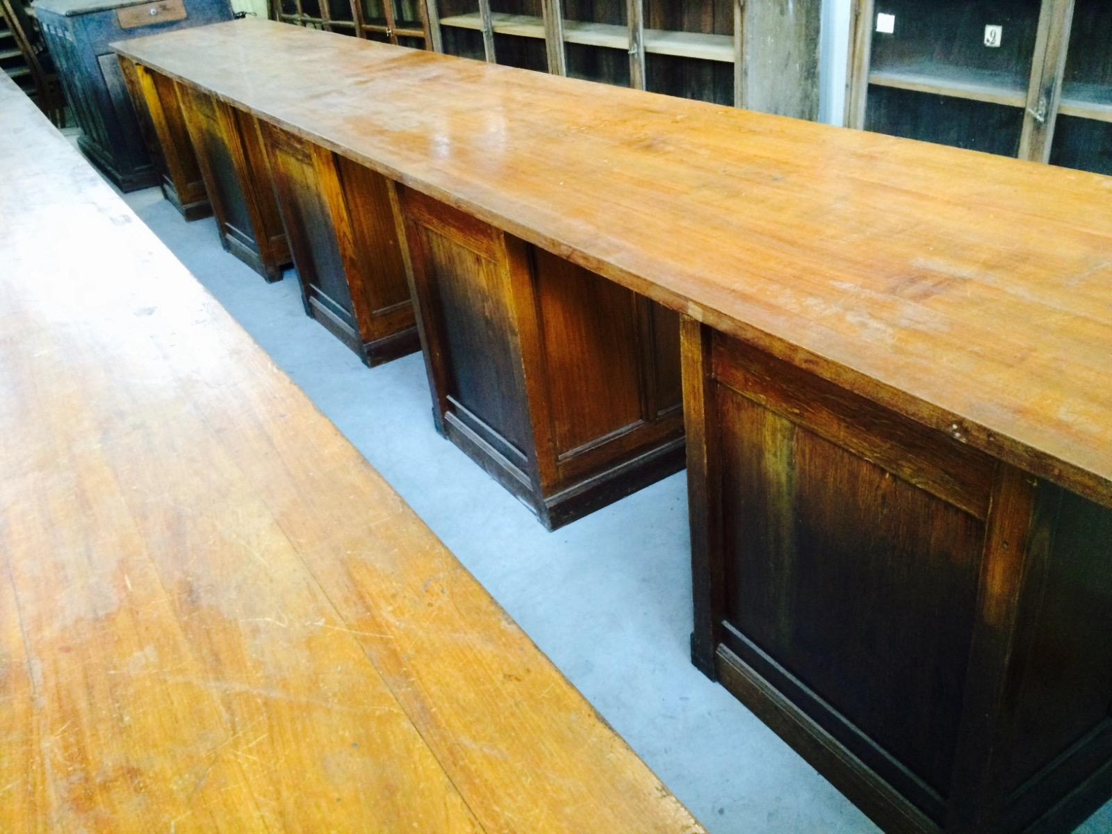 More avaible  Antique worktable old office T.H.Delft