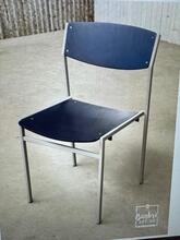 Design Gijs van der sluis style Chairs in wood and iron, Europe 20e eeuw