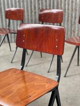 Design Marko style Chairs in wood and iron, Europe 1960