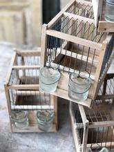 Antique style Old bird cages in Wood and iron