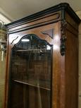 Old showcase style Antique glass cabinet in Wood glass, Dutch 19 century