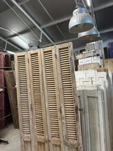 Oude luiken stijl in Hout,