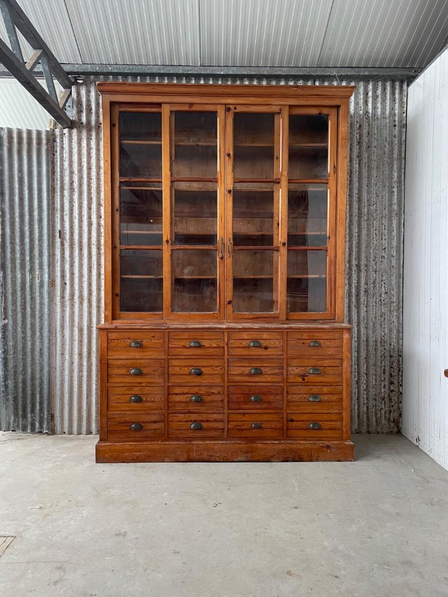 Pharmacy cabinet Shop cabinet antique, France 19th century