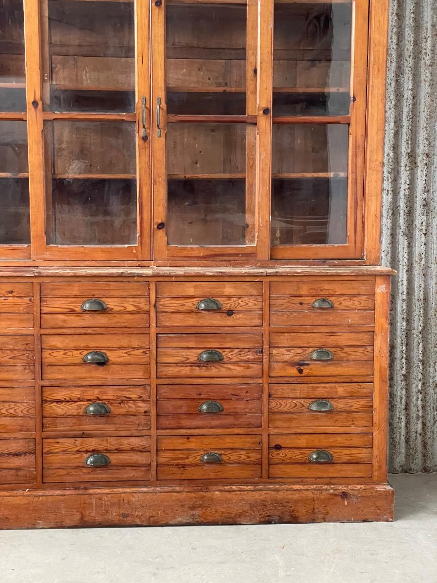 Pharmacy cabinet Shop cabinet antique, France 19th century