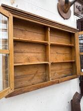 Showcase style Cabinet in Wood and glass, Europe 20th century