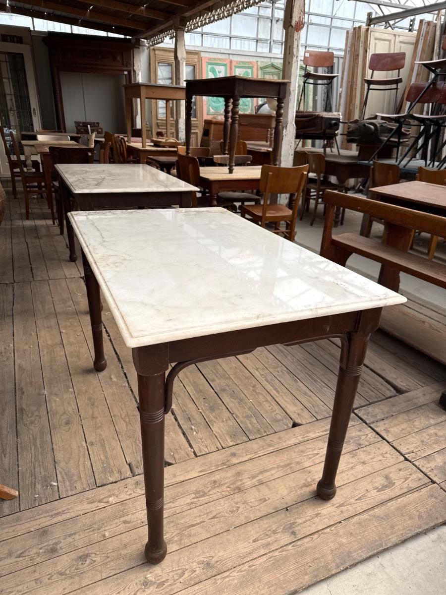 Table with marble top