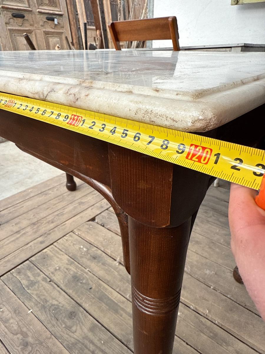 Table with marble top