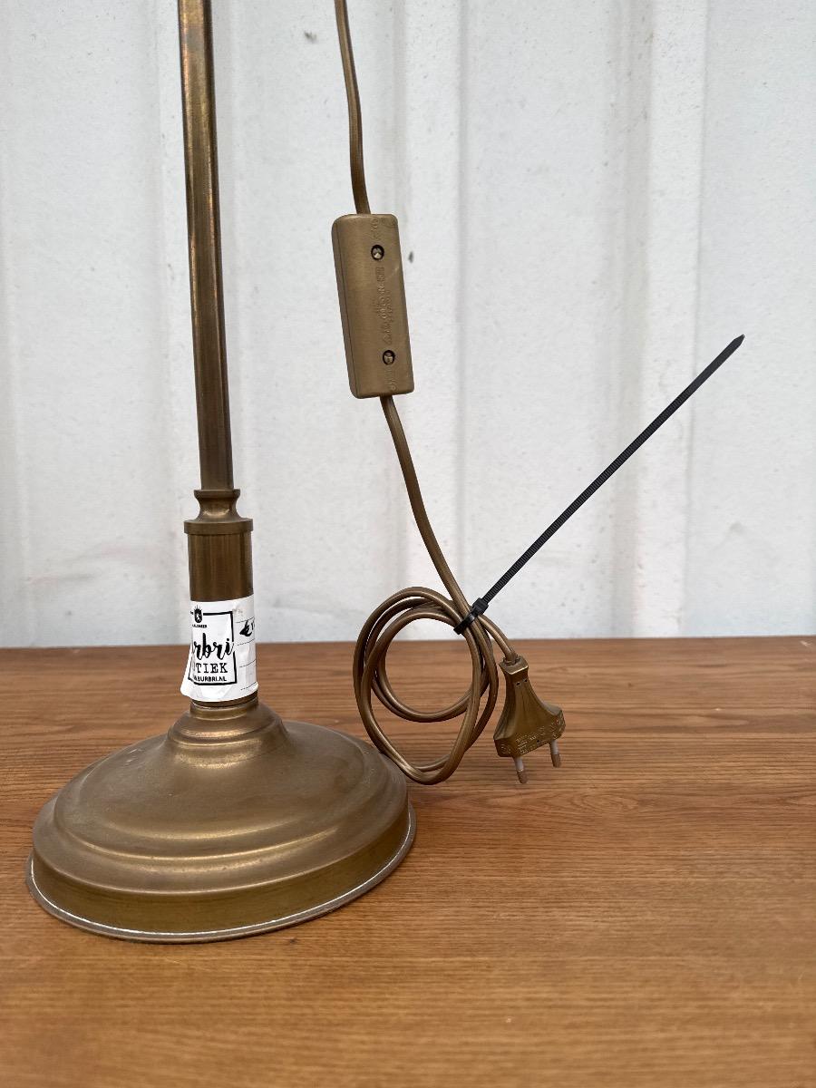 Tiffany Vintage brass bureaulamp