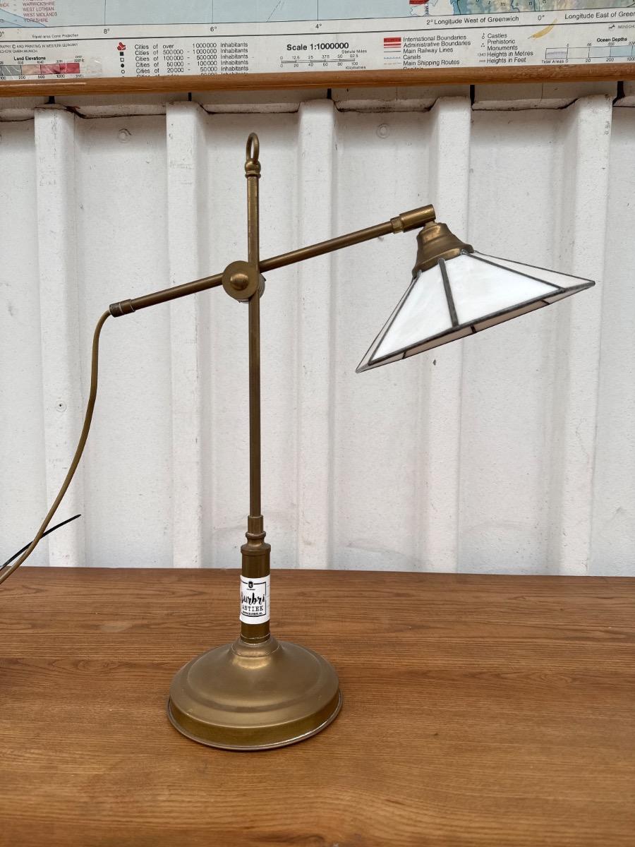 Tiffany Vintage brass desk lamp