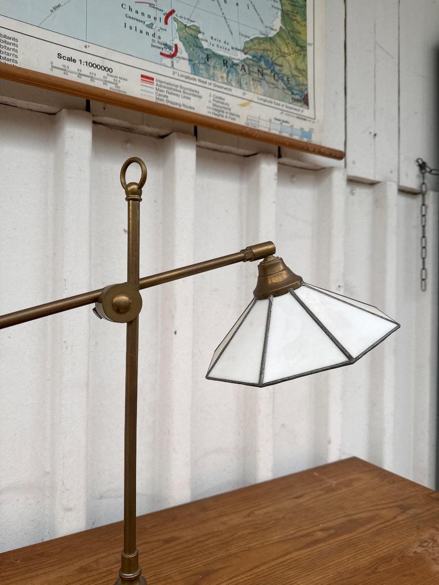 Tiffany Vintage brass desk lamp