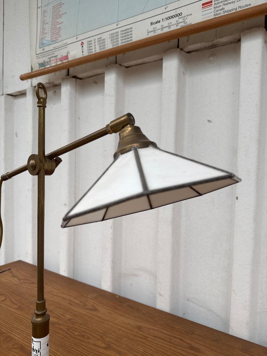 Tiffany Vintage brass desk lamp