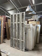 Vintage style Antique shutters in wood 20e eeuw