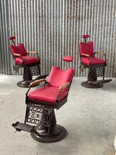 Vintage style Vintage barber chairs in iron